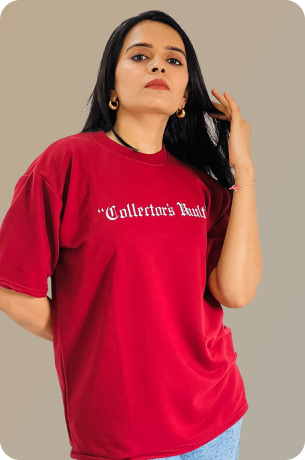 Stamp art Oversize T-shirt