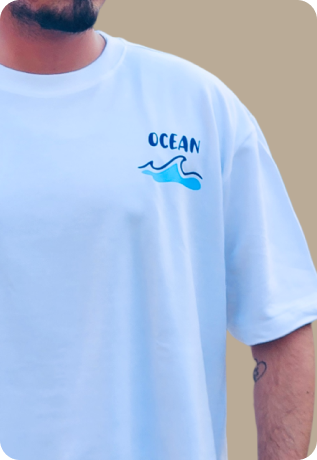 Ocean Vibes Oversized T-shirt