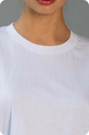 White Plain Oversized T-shirt 