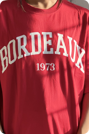 Bordeaux 1973 Oversize T-shirt