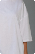 White Plain Oversized T-shirt 