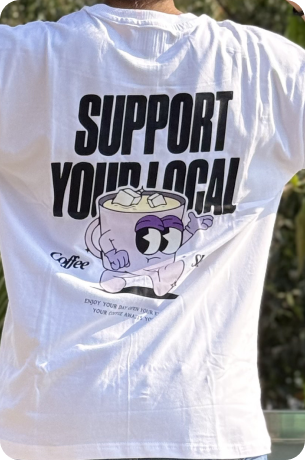 Support your Local Oversize T-shirt