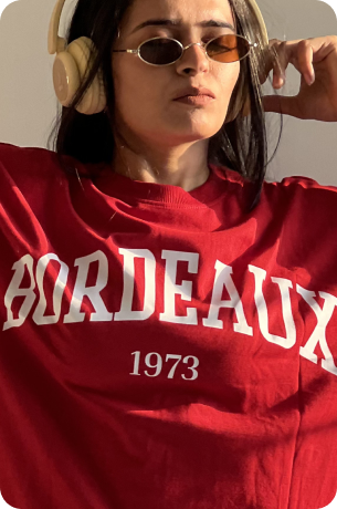 Bordeaux 1973 Oversize T-shirt