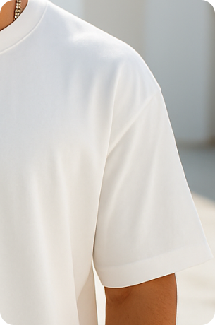 White Plain Oversize T-shirt