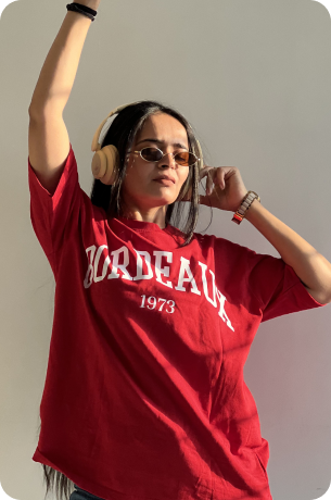 Bordeaux 1973 Oversize T-shirt